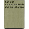 Hof- Und Staats-Handbuch Des Grossherzog door Herrmann Hesse