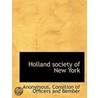 Holland Society Of New York door Onbekend