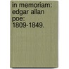 In Memoriam: Edgar Allan Poe: 1809-1849. door Onbekend