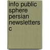 Info Public Sphere Persian Newsletters C door Yunus Jaffrey