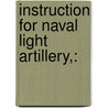 Instruction For Naval Light Artillery,: by William Harwar Parker