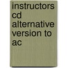 Instructors Cd Alternative Version To Ac by Unknown