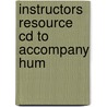 Instructors Resource Cd To Accompany Hum by Unknown