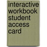 Interactive Workbook Student Access Card door Onbekend