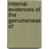 Internal Evidences Of The Genuineness Of