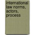 International Law Norms, Actors, Process