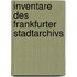 Inventare Des Frankfurter Stadtarchivs