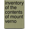 Inventory Of The Contents Of Mount Verno door Worthington Chauncey Ford