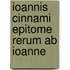 Ioannis Cinnami Epitome Rerum Ab Ioanne