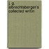 J. G. Albrechtsberger's Collected Writin