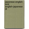 Japanese-English And English-Japanese Di by James Curtis Hepburn