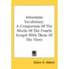 Johannine Vocabulary: A Comparison Of Th door Onbekend