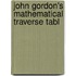 John Gordon's Mathematical Traverse Tabl