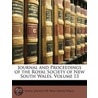 Journal And Proceedings Of The Royal Soc by Unknown