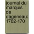 Journal Du Marquis De Dageneau: 1702-170