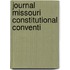 Journal Missouri Constitutional Conventi