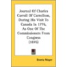 Journal Of Charles Carroll Of Carrollton door Onbekend