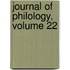 Journal Of Philology, Volume 22