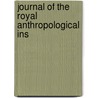 Journal Of The Royal Anthropological Ins door Onbekend