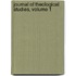 Journal Of Theological Studies, Volume 1