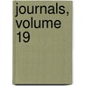 Journals, Volume 19 door Onbekend