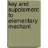Key And Supplement To Elementary Mechani