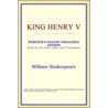 King Henry V (Webster's Italian Thesauru door Reference Icon Reference