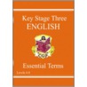 Ks3 English Essential Terms - Levels 4-8 door Richards Parsons