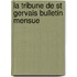 La Tribune De St Gervais Bulletin Mensue