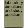 Laboratory Directions And Study Question door Alexander Silverman