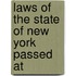 Laws Of The State Of New York Passed At