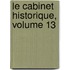 Le Cabinet Historique, Volume 13