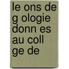 Le Ons De G Ologie Donn Es Au Coll Ge De by Jean-Claude La Mtherie