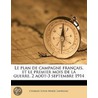 Le Plan De Campagne Fran Ais, Et Le Prem by Charles Louis Marie Lanrezac