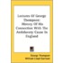 Lectures Of George Thompson: History Of