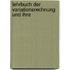 Lehrbuch Der Variationsrechnung Und Ihre
