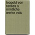 Leopold Von Rankes S Mmtliche Werke Volu