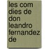 Les Com Dies De Don Leandro Fernandez De