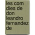 Les Com Dies De Don Leandro Fernandez De