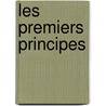 Les Premiers Principes by Herbert Spencer