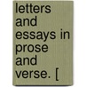 Letters And Essays In Prose And Verse. [ door Richard Sharp