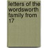 Letters Of The Wordsworth Family From 17