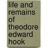 Life and Remains of Theodore Edward Hook door Theodore Edward Hook