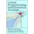 Linear Programming And Economic Analysis