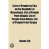 Lists Of People By City In The Republic by Unknown