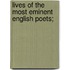 Lives Of The Most Eminent English Poets;