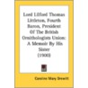 Lord Lilford Thomas Littleton, Fourth Ba door Onbekend