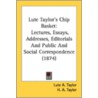 Lute Taylor's Chip Basket: Lectures, Ess door Onbekend