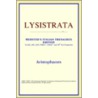 Lysistrata (Webster's Italian Thesaurus door Reference Icon Reference