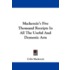 Mackenzie's Five Thousand Receipts In Al